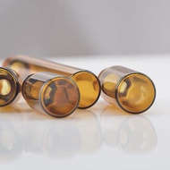 Local - 1ml 2ml 3ml 5ml 10ml Amber Glass Roll on Bottle Essential Oil Vials Brown roller glass eo bo