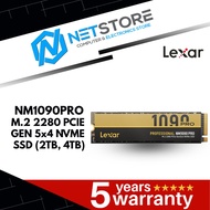 LEXAR NM1090PRO M.2 2280 PCIE GEN 5x4 NVME SSD - (2TB | 4TB)