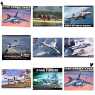 F-14A Tomcat / F-15E / F-16A/C / F-4B Phantom / F-111C / Soviet Mig-21 MF / Hawker Hunter /1/48 Acad