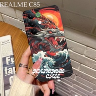 Bumper for Realme C85 4G/5G - 15X Softcase Procamera Silicon Dragon Motif Cool Latest Cool Current A