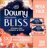 Downy Dryer Sheet แผ่นอบผ้าหอม ปรับผ้านุ่มใส่ในเครื่องอบผ้าดาวน์นี่