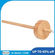 Drop Spindle Top Whorl Yarn Spinner for Crocheting   Wheel for Yarn Making Hand Carved Wooden Spindl