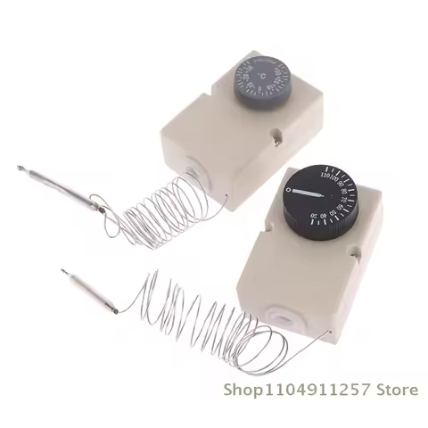 For Electrical Device Knob Temperature Mechanical Switch Capillary Thermostat 50-300C 0-60C 0-50C 0-