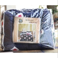 SET CADAR BERCORAK COMFORTER ( 7 IN 1 ) Size QUEEN