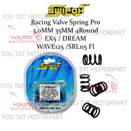 SWIPOH RACING EX5 HIGH POWER EX5 DREAM WAVE125 SRL115 FI RACING VALVE SPRING PRO 3.0MM 3.1MM 3.2MM 3