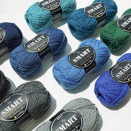 [SMART] 100g_8Ply (2mm thickness) 100% Fine Wool High-Quality Soft / Lightweight / Washable Yarn