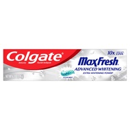 Colgate Max Fresh Toothpaste, Advanced Whitening Toothpaste with Mini Breath Strips, Clean Mint Toot