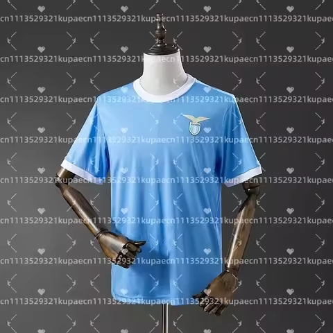 2026 New Lazio Team 2025-26 Season Home Jersey, Y2K Style Breathable and Sweat-wicking Beach Short-S