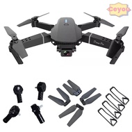 CEYOU 4pcs Propeller Blade, RC Drone Easy Install Motor,  Universal Plastic RC Quadcopter Parts Cras