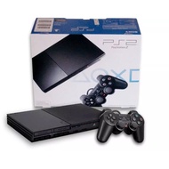 PS2 Slim Full Set PlayStation 2 Original Sony  (Free 10 Games, 2 Controllers,Memory Card) 70006  900