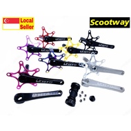 Litepro Classic Hollow Crankset with Botton Bracket BCD130 170mm