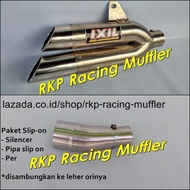 Knalpot motor IXIL L2x titan slip on for Ninja 250 R FI RR Mono Z250 R25 MT25 CBR250RR New CB150R CB