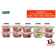 GLASSLOCK FOOD CONTAINER  OVEN SAFE  (SMALL SIZES)