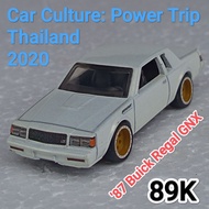 Hot Wheels Premium Car Culture Power Trip 87 Buick Regal GNX White Loose