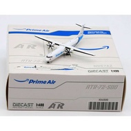 ของขวัญเครื่องบินสะสมโลหะผสม XX4500 JC Wings 1:400 Prime ATR 72-500F โมเดลเครื่องบินหล่อ N967AZ