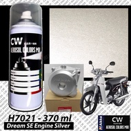 Honda EX5 Dream SE Engine Silver H7021  2K Paint CW Aikka DIY Cat Aerosol Spray Bottle 370ml Motor S