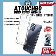 ATOUCHBO iPhone 15 Pro Max 14 Pro Max / iPhone 14 Plus / iPhone 13 Pro Max / Mini / 12  / 11 / SE / XS Max / XR / X /8Plus7Plus Transparent Shockproof Air Cushion Case