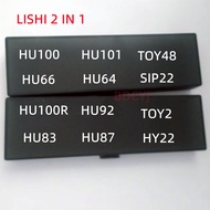 LISHI 2 in 1 2in1 hu100 hu66 hu64 hu101 hu100r hu83 hu92 hu87 toy48 sip22 toy2 hy22 Va2t tools for c