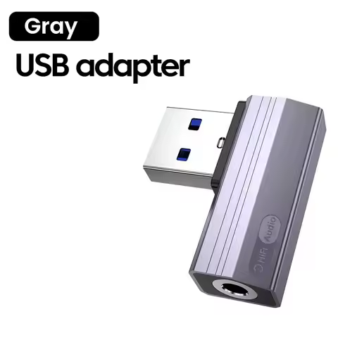 USB to 3.5mm Audio Type-C Adapter Universal Type-C to 3.5mm 3.5mm Audio Converter HiFi Built-in DSP 