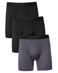 32 Degrees Cool Mens 3 Pack Comfort Mesh Boxer Briefs
