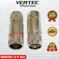 5/8 inch D12 1/2R LDF4 PL Male Connector for Heliax Feeder Coaxial Cable 50 Ohm 50Ohm 1/2 R 5/8inch 