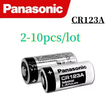 2-10PCS Original Panasonic 123 Lithium 3V Arlo Battery CR123A CR17345 DL123A EL123A 123A