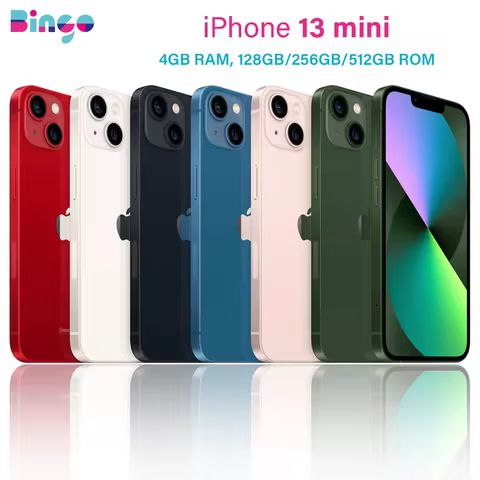 iPhone 13 mini A2481 128GB 256/512GB 4GB RAM A15 Bonic 5.4" Super Retina XDR OLED Face ID 12MP NFC e