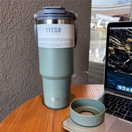 Txma Tyeso 600มล. 750มล. 900มล. แก้วกันความร้อนแบบสุญญากาศพร้อมรถไฟเหาะสแตนเลสแก้วกาแฟแก้วความร้อนรถ