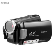 Sprcsg BUZHI Digital Video Camera AC2 4K Camcorder DV Recorder 48MP 30X Zoom IR 3.0 Inch IPS Touchsc