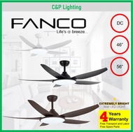 Fanco Tributo 46" / 56" 5 Blade DC Ceiling Fan with 36W LED
