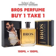 Victoria’s Fleur【Buy 1 Take 1】Bros Box Perfume 100ml Perfume for Men Scented Scent Cologne Aroma Per