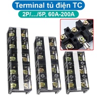 Terminal block electrical cabinet TC60 600V 60-200A wire size 6-14mm2