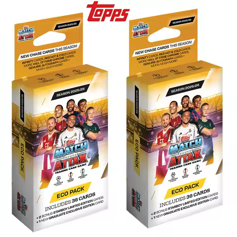 2026 NEW Season Topps UCC Match Attax Eco Pack Limited Edition Cards Premier League Soccer Cards Fan