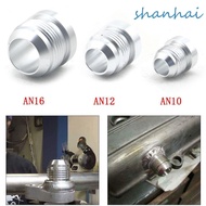 SHANHAI Silver Male Aluminium Weld, AN4-AN20 Aluminum Straight Male Weld Fitting Adapter, Welding Jo