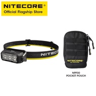 NITECORE ไฟฉายคาดศีรษะอเนกประสงค์ HA15 UHE AA น้ำหนักเบา400ลูเมนสำหรับวิ่งกลางคืนตั้งแคมป์ตกปลาเดินป