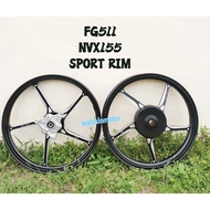 FG511 FG 511 5 BATANG YAMAHA NVX155 NVX 155 CNC SPORT RIM SPORTRIM 1.6 / 1.8 / 17
