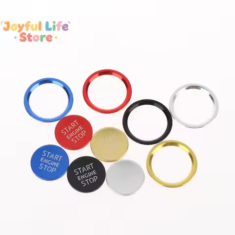 Hot Sale Car Engine Start Stop Button Cover Trim Ignition Switch Decorative Ring For A4 A5 A6 Q5 Q7 