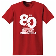 August Men's T-shirts, Indonesian Independence Day Clothes, Laos 17-An Uniforms, August Clothes, Gar