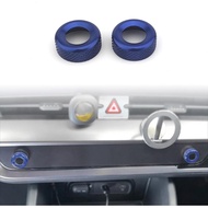YOUTOOCAR 2PCS Aluminum Alloy AC Adjustment Knob Covers Compatible with Kia Sportage 2023–2025 Kia E