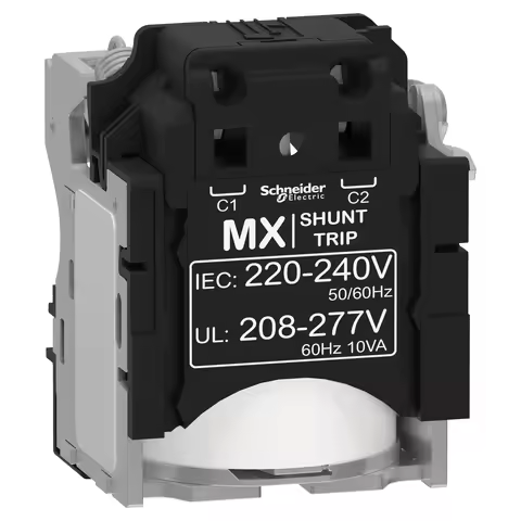 LV429387 shunt trip voltage release MX - 208..277V 60Hz, 220..240V 50/60Hz