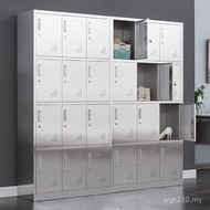 Table Tableware Cabinet Workshop Multi-Door Stainless Steel Dining Plate Cabinet Locker Employee Can