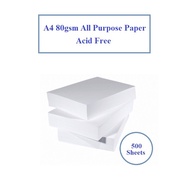 Paper A4 All Purpose Paper 80gsm - 500 Sheets