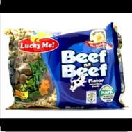 1 Lucky Me Beef Noodles 6Pcs. Per Pack