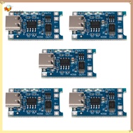[Hot-TWINKLEF] 5 x Lithium Charger Board Module with Battery Protection, TYPE-C USB 5V 1A❀