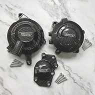 ฝาป้องกันเครื่องยนต์คาร์บอนไฟเบอร์สำหรับ Triumph 765RS / 675 S/R/RS ตกแต่ง เครื่องยนต์ ป้องกันการตกห