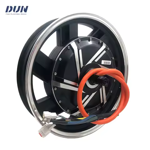 QS273 17*3.5inch 4KW 6KW 8KW 100-120KPH WP Wheel Hub Motor For Electric Motorcycle