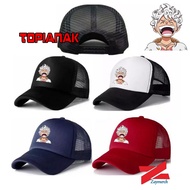 Luffy gear 5 children's hat, Luffy laugh children's tracker hat, children's net hat