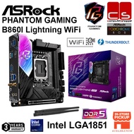 ASROCK B860I Lightning WiFi PHANTOM GAMING DDR5 Mini-ITX Motherboard+ Intel Core Ultra 5 & 7 Process
