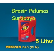 ORIGINAL Pertamina Mesran B40 B 40 sae 40 galon 5liter 5 liter Oli mesin diesel ASLI Mesran b 40