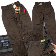 กางเกงยุทธวิธี 5.11 Tactical Series Pockets Shooting Utility กางเกงขายาว สีน้ำตาล ผิวเคลือบเทฟล่อน ก